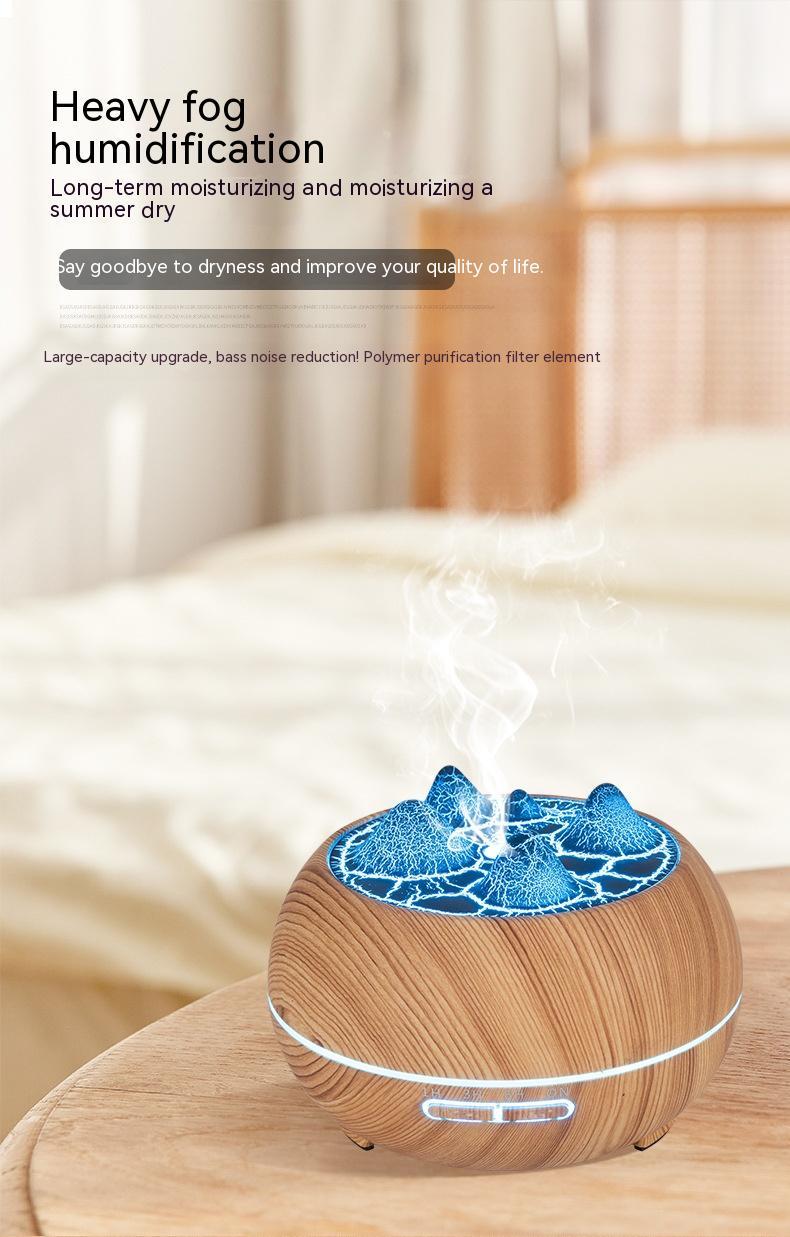 Atmosphere Flame Mountain Wood Grain Humidifier
