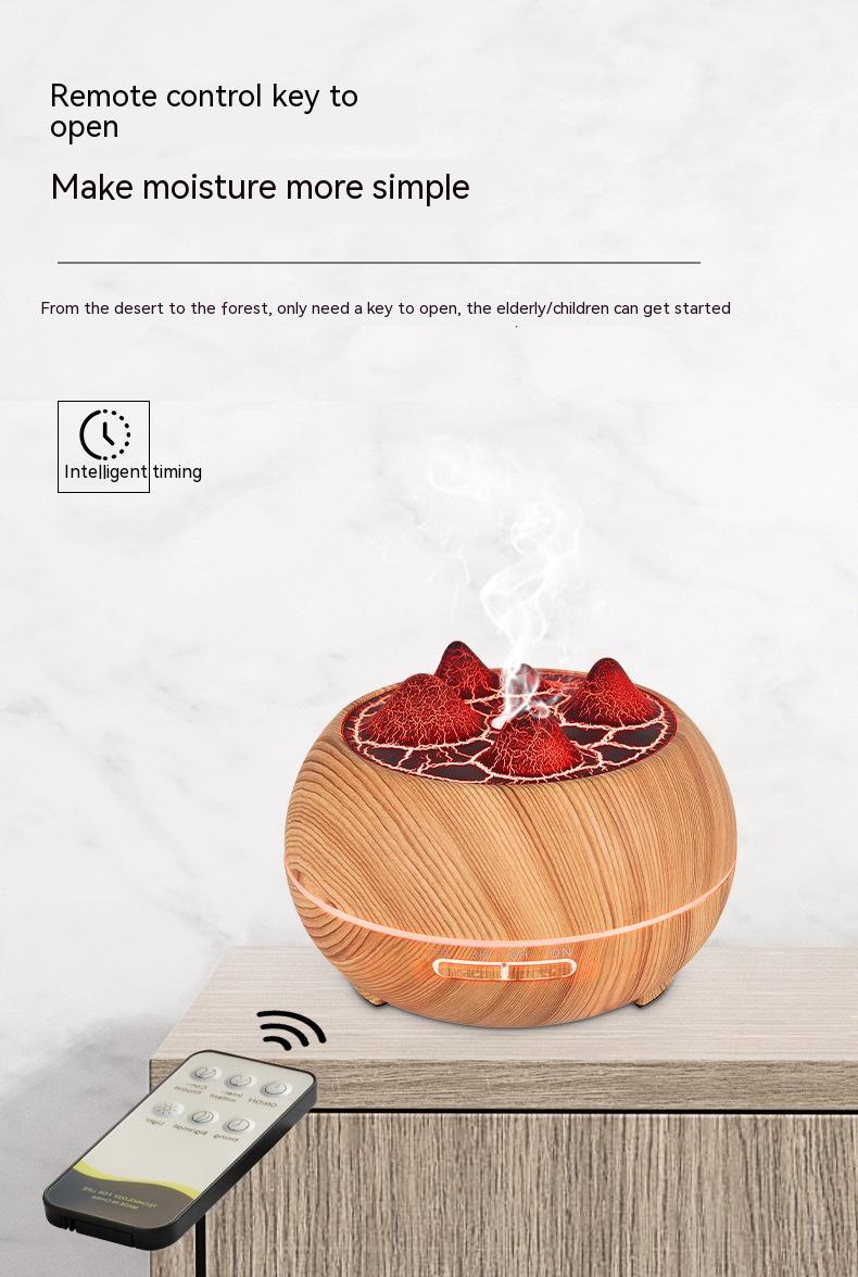 Atmosphere Flame Mountain Wood Grain Humidifier